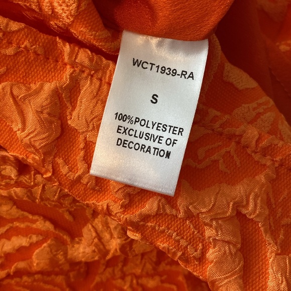 THML orange tiered babydoll dress - Picture 7 of 10